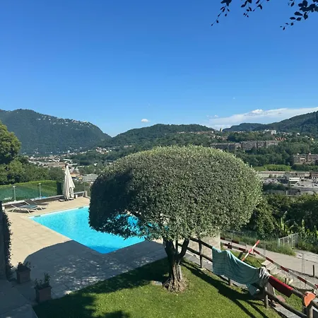 Veralto - Modern Suite With Como Lake View Vacallo Exterior photo